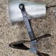 Small 1960s clamp spotlight
