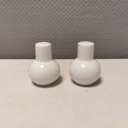 Bing and Grondahl (B&G) Salt and Pepper set No 531/541 model Casablanca estimated 1950s Denmark.