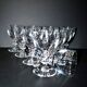 Set of 11 uncut Trianon wine glasses CRISTAL SAINT-LOUIS 2nd choice H12