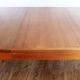Table scandinave extensible en teck 4 à 10 personnes