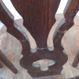 Set de 4 chaises type western