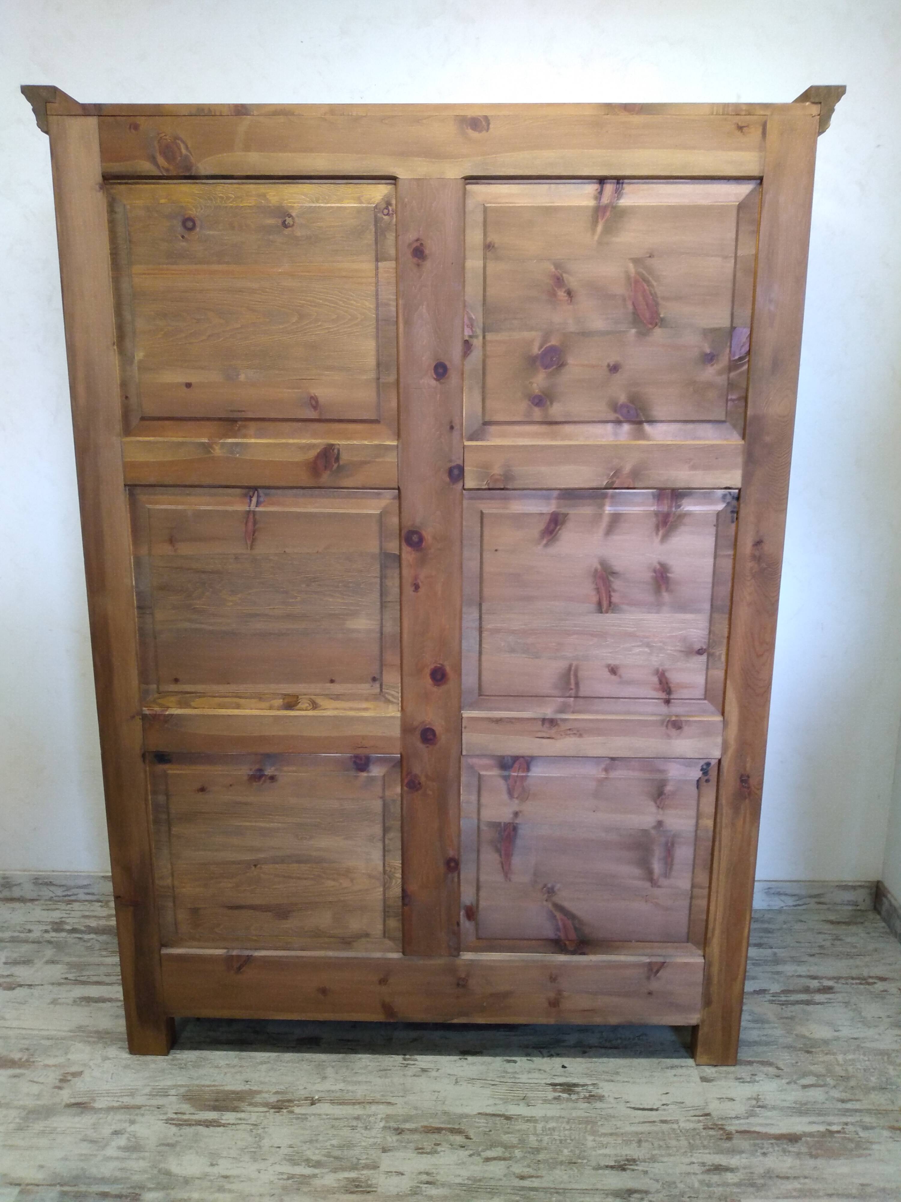 Carved wooden cabinet