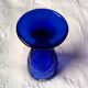 6 vintage LUMINARC France cobalt blue ice cream cups, "gourmet" model