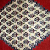 Vintage Indian Carpet Seraband handmade 91cm x 163cm 1970s, 1C757