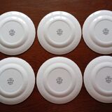 6 English Bursley "The Posthouse" dinner plates