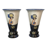 Art deco vases