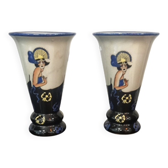 Art deco vases
