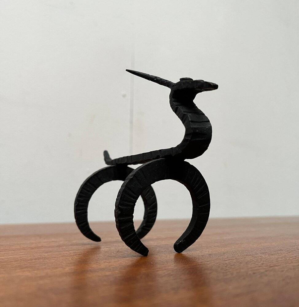 Animal sculpture, 1960s, wrought iron