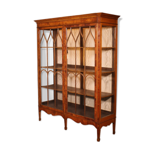 Vitrine en acajou et