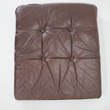 1970s Danish Brown Leather Armchair, Denmark