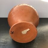 Former ceramic vase brown decor vintage
