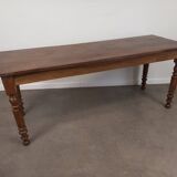 Large walnut bistro table