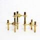 Set of 3 modular nagel candle holders