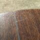 Round extendable wooden table - year 1960 - 110cm to 210cm
