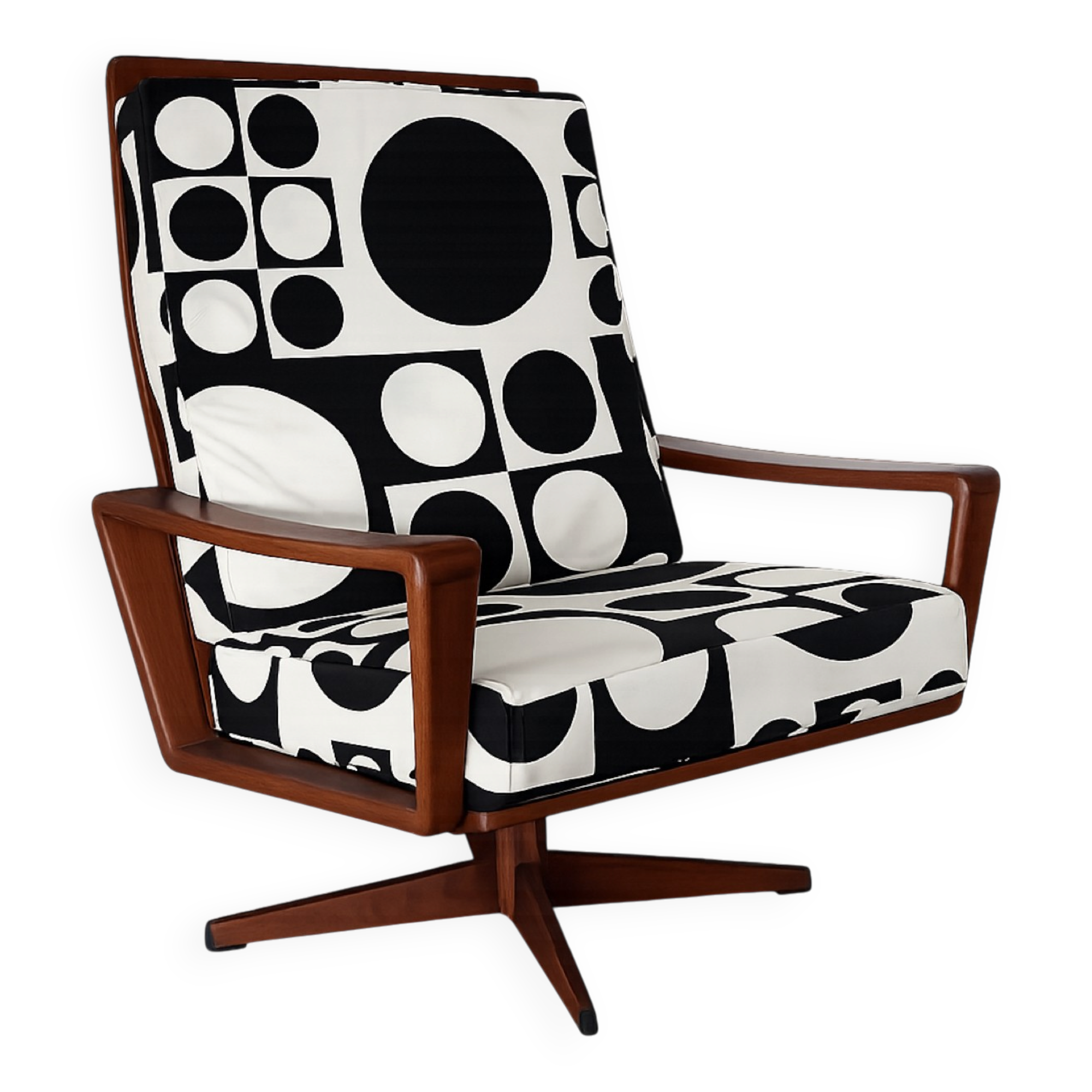 Swivel lounge chair by Arne Wahl Iversen