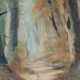 Adolf Philippus van Dijk (1859-1924) – Oil on canvas – Forest landscape