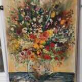 Oil on canvas signed Céleste Rigail