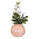 Vase rose style Art Déco - années 1980