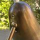 Small vintage brass lamp