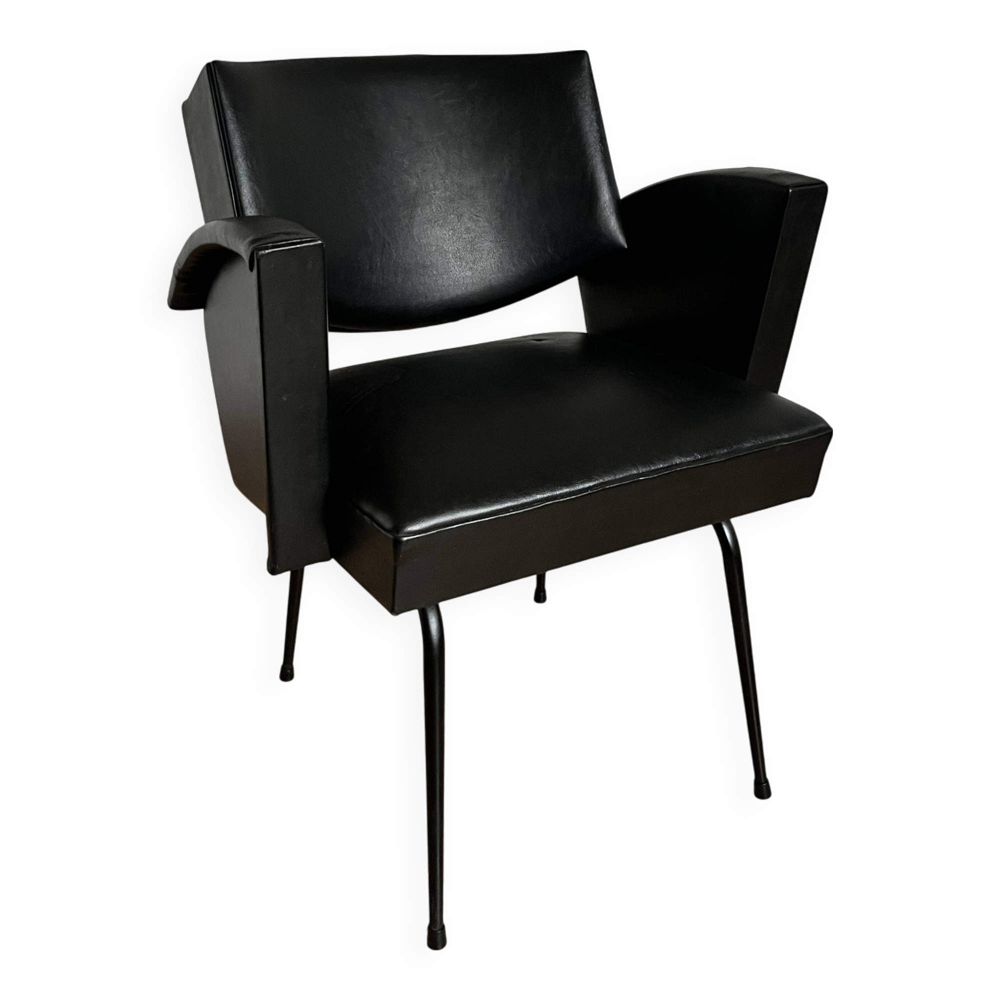 Vintage leatherette armchair