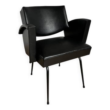Vintage leatherette armchair