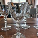 Glasses in Bordeaux Saint Louis No. 4 "Bubbles"