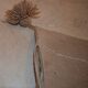 Moroccan pompon pillow 48x48cm brown