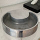 Aluminium cast iron ashtray, 1970s, Albert Leclerc