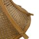 Vintage lampshade hanging lamp rattan and webbing 70s boho design minimalist