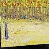 Thierry Deroyant (born in 1955) - Oil on canvas - "The countryside" - Signed