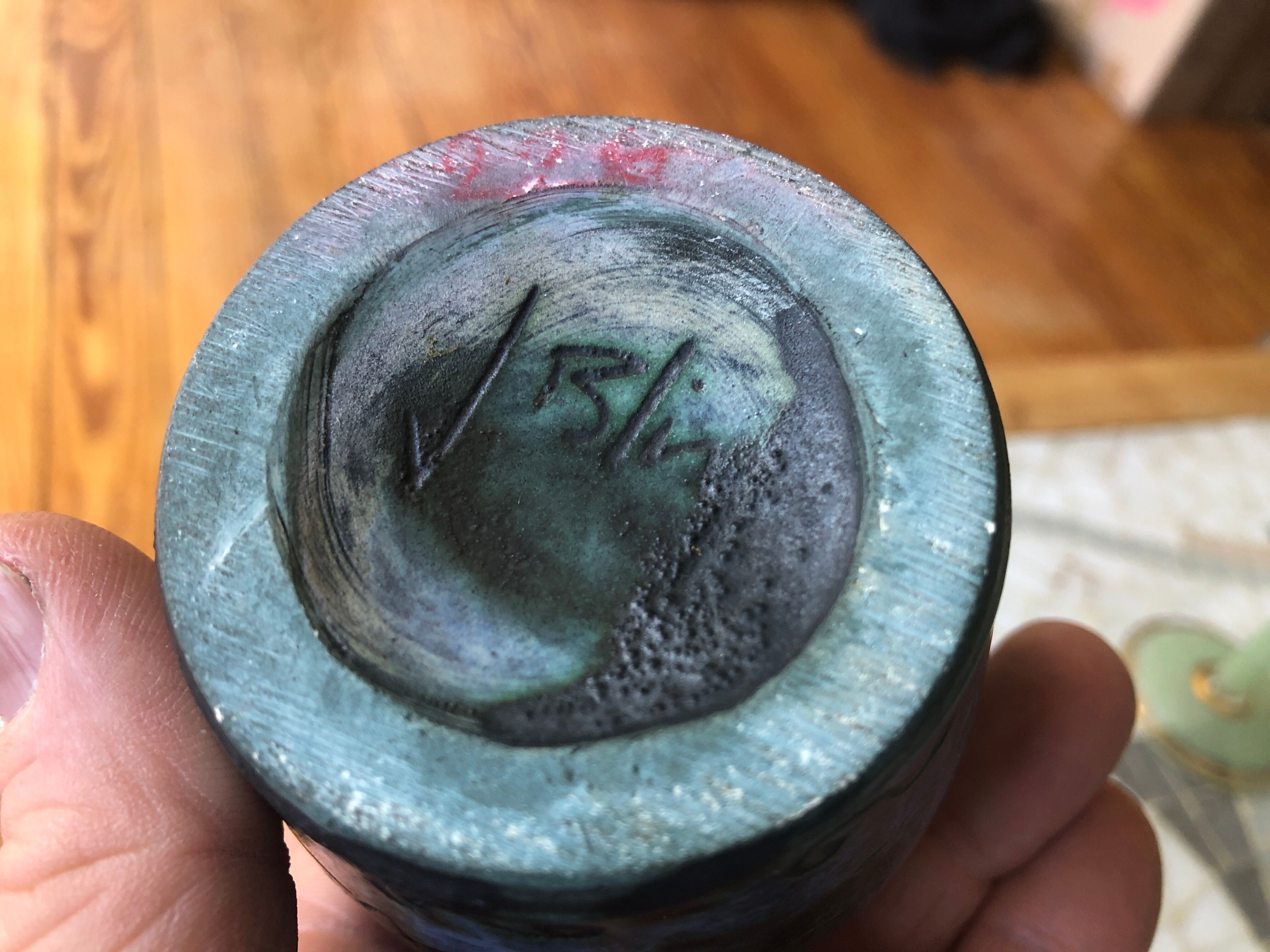 Ceramic vase signed Jacques Blin around 1950