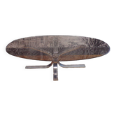 Table basse ovale 1970