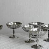 6 stainless steel cups