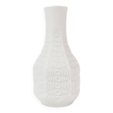 Op Art biscuit vase, Seltmann Weiden, Germany, 1960s.