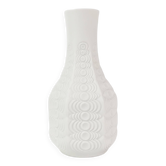 Op Art biscuit vase, Seltmann Weiden, Germany, 1960s.