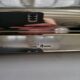 Large silver-plated metal serving platter Christofle Gallia collection