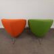 Pair of Hanna armchairs, Artifort brand