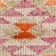 3x12 Soft Orange & Pink Handwoven Geometric Pattern Turkish Runner,87x352Cm