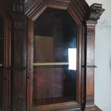 Empire style trade furniture bookcase in solid pine