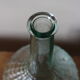 Vase soliflore glass belly neck
