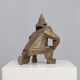 “Starke Jâan” sculpture in welded steel by Louk van Meurs, Netherlands, c. 1970s