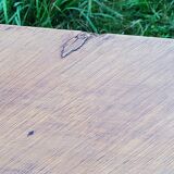 Vintage gold oak row feet compass from the 50s