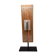 Glass and wood desk lamp by William Olivier