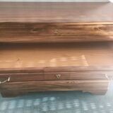 Louis Philippe chest of drawers in walnut