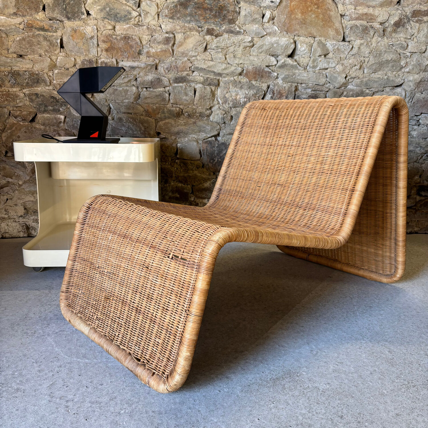 Fauteuil en rotin modèle Hestra par IKEA, 1980