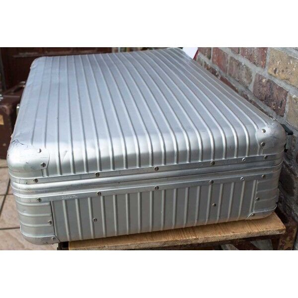 Cheney England aluminum suitcase