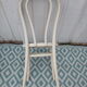 Lot de 4 chaises bistrot cannées en bois courbé