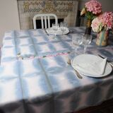 Hand embroidered tablecloth