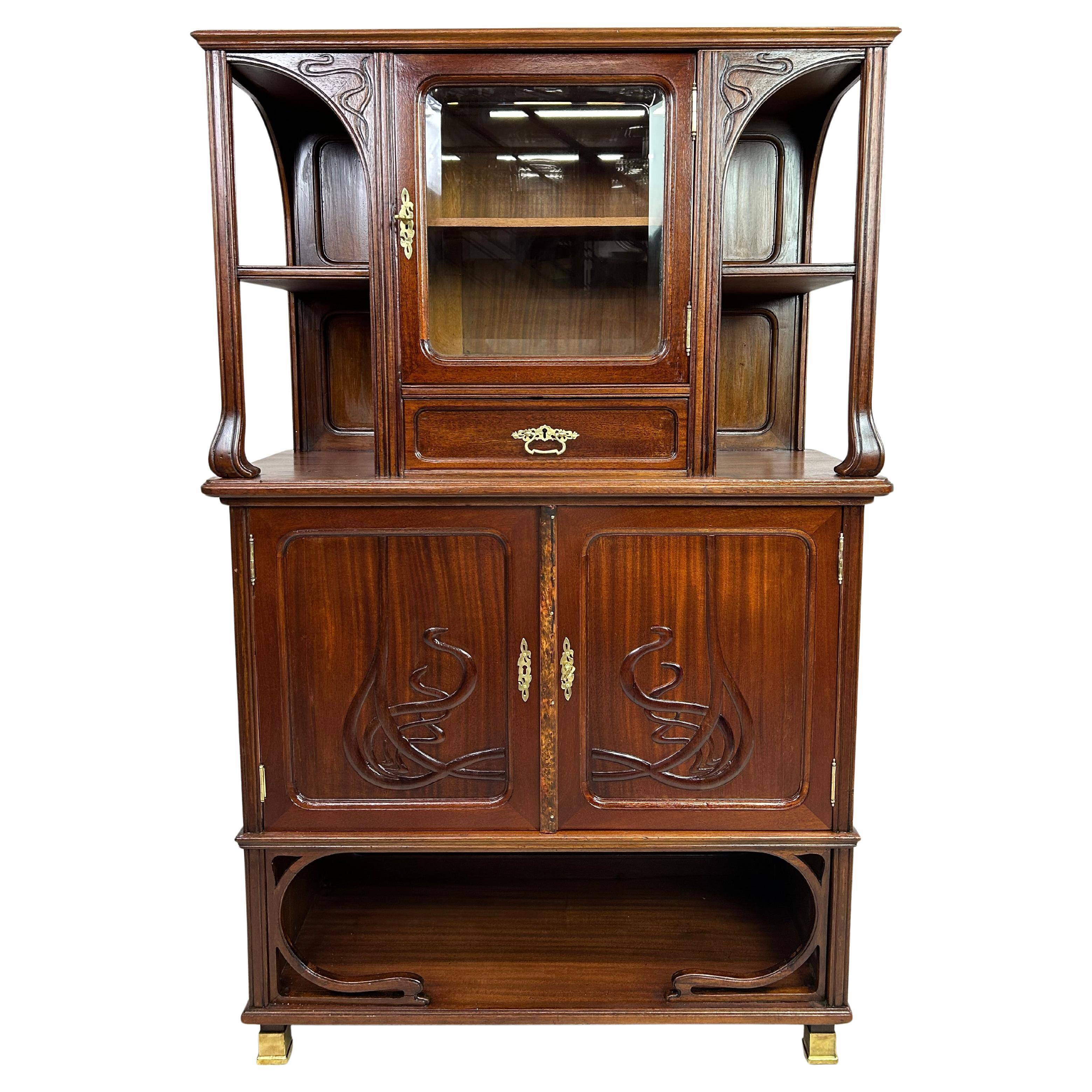Art Nouveau display cabinet