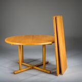 Danish extendable oak dining table by Kurt Østervig for Jason Møbler, 1950s